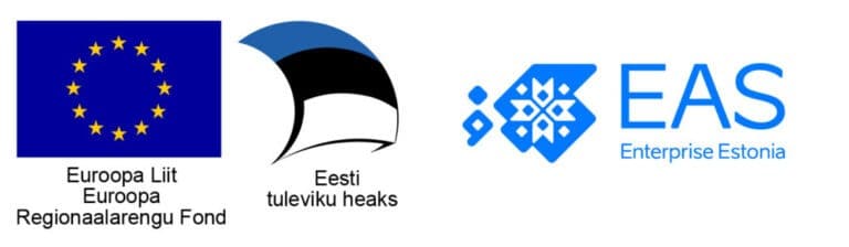 Euroopa Liit, Euroopa Regionaalarengu Fond. Eesti tuleviku heaks. EAS – Enterprise Estonia
